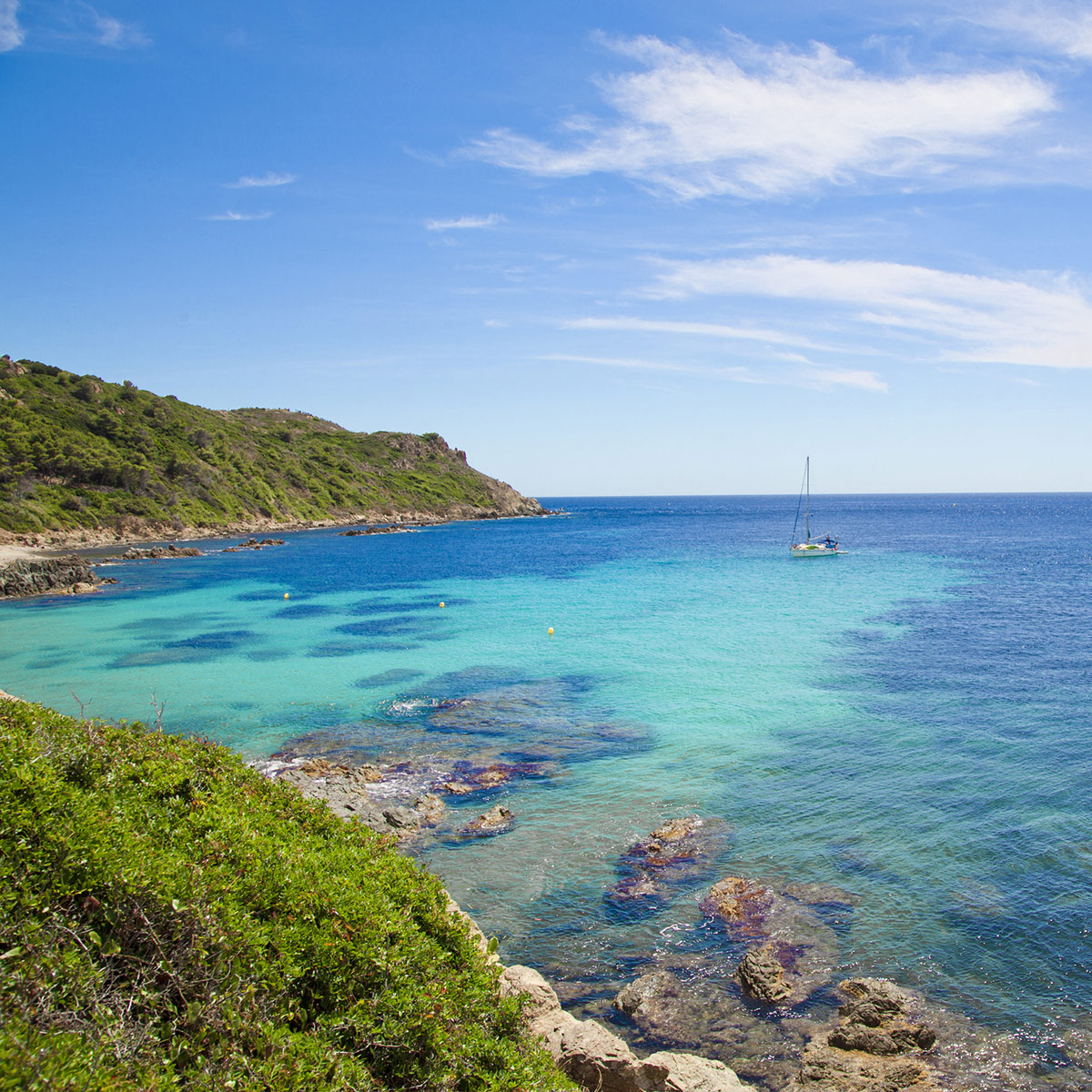 Baie de Pampelonne et Cap Camarat 